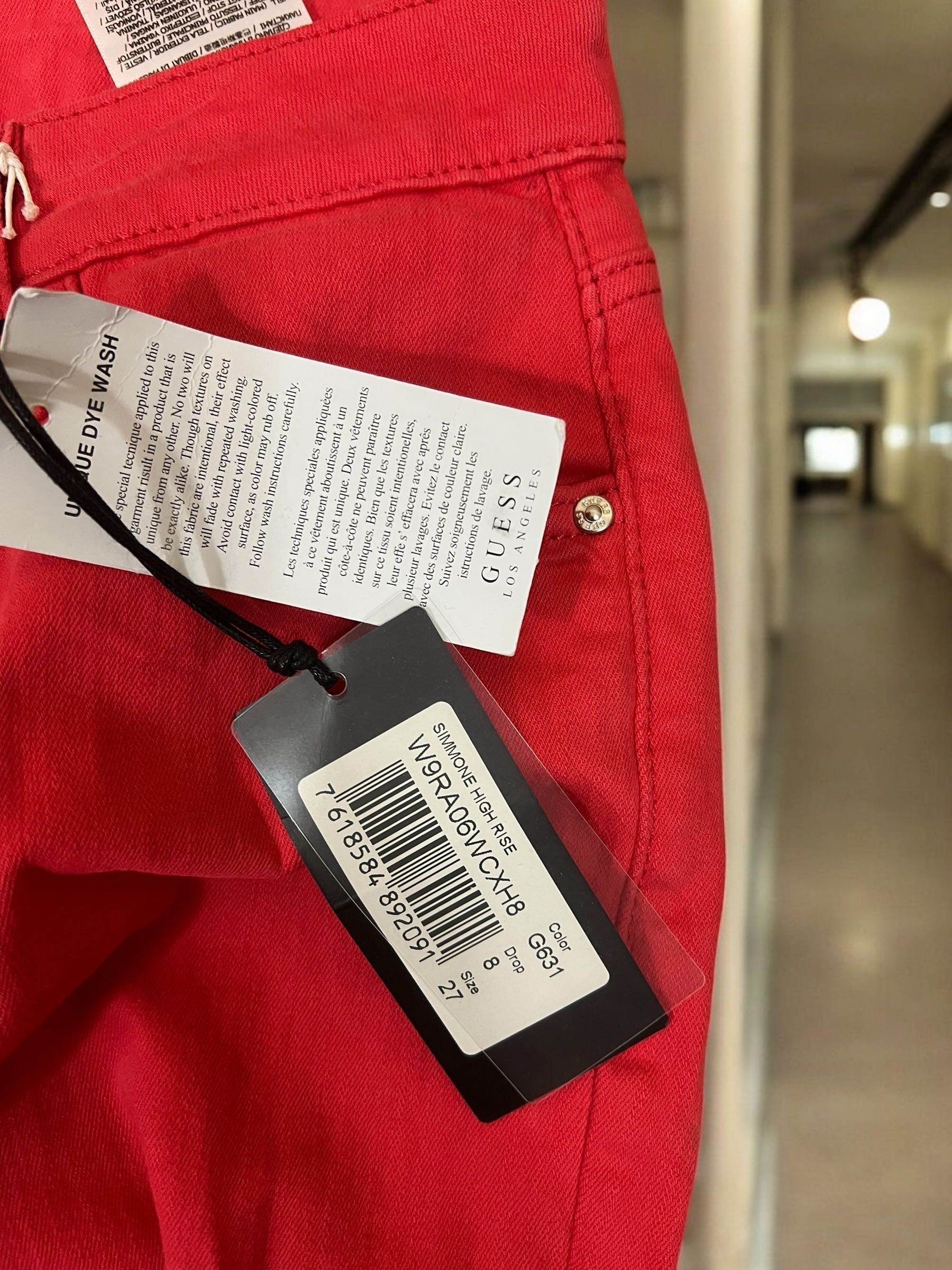 GUESS Skinny High roz. W26 damskie dżinsy