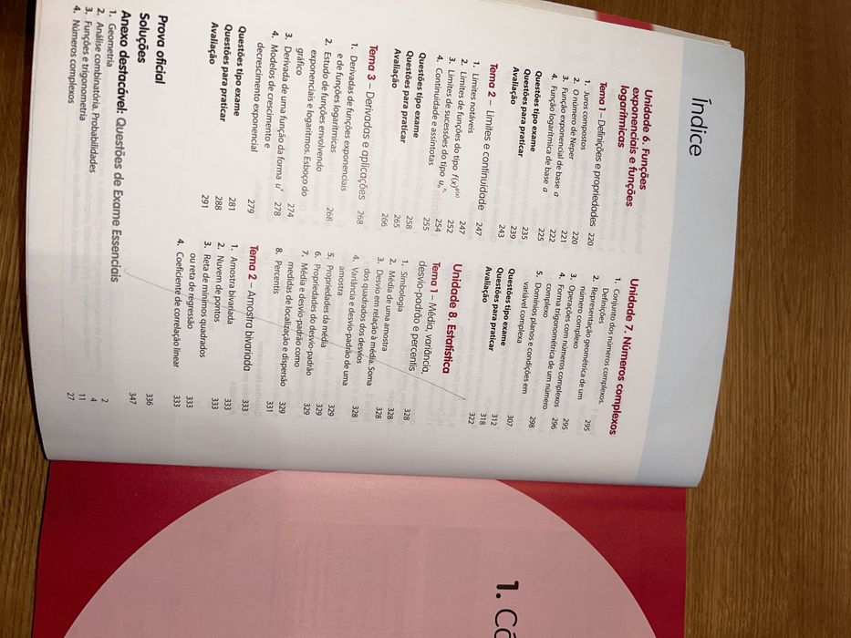 Livro Preparação para o exame de matemática A 12º ano