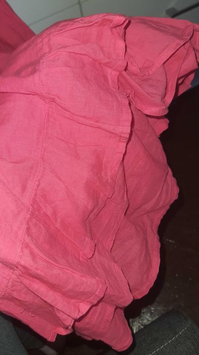 Sukienka letnia 130 czerwona dziewczęca