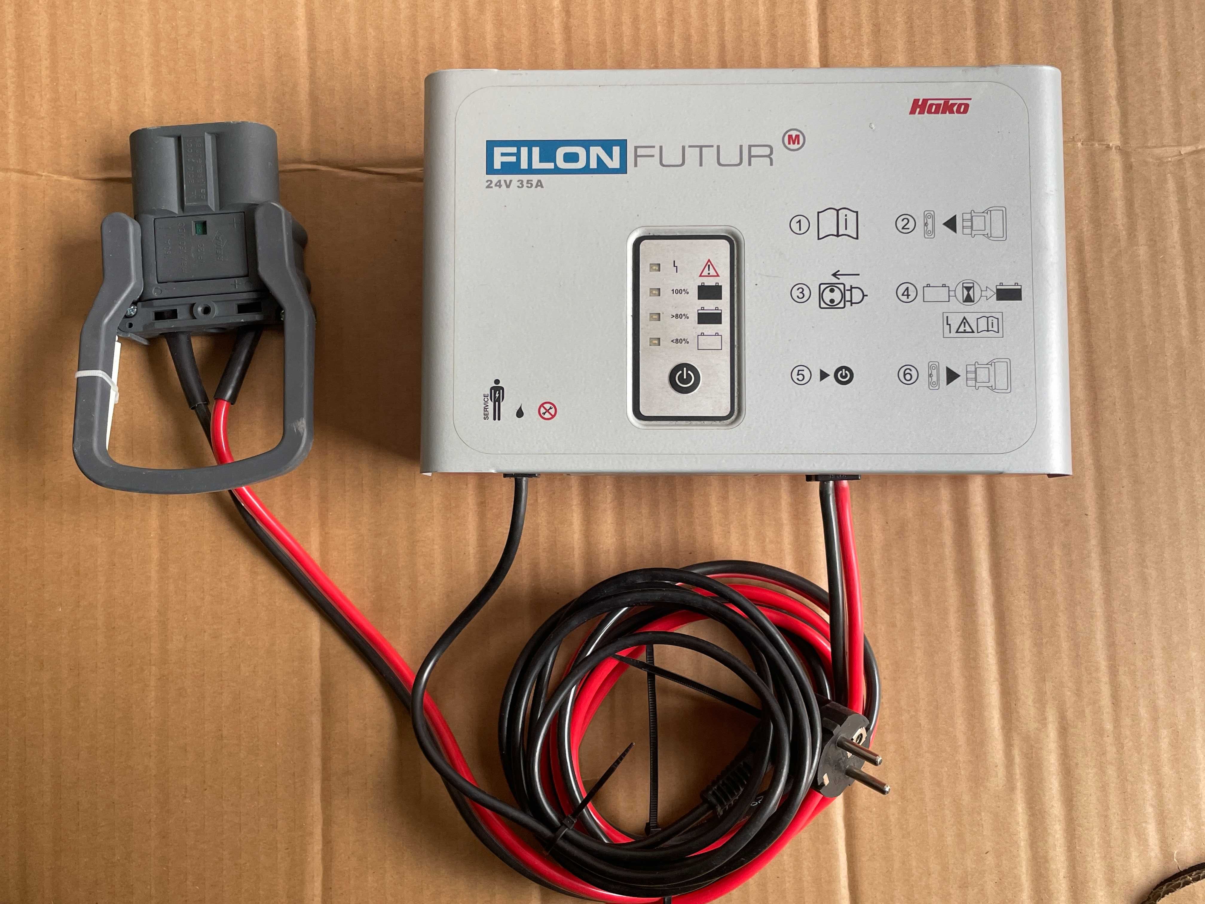 Prostownik, ładowarka Filon Hako 24V, 35A