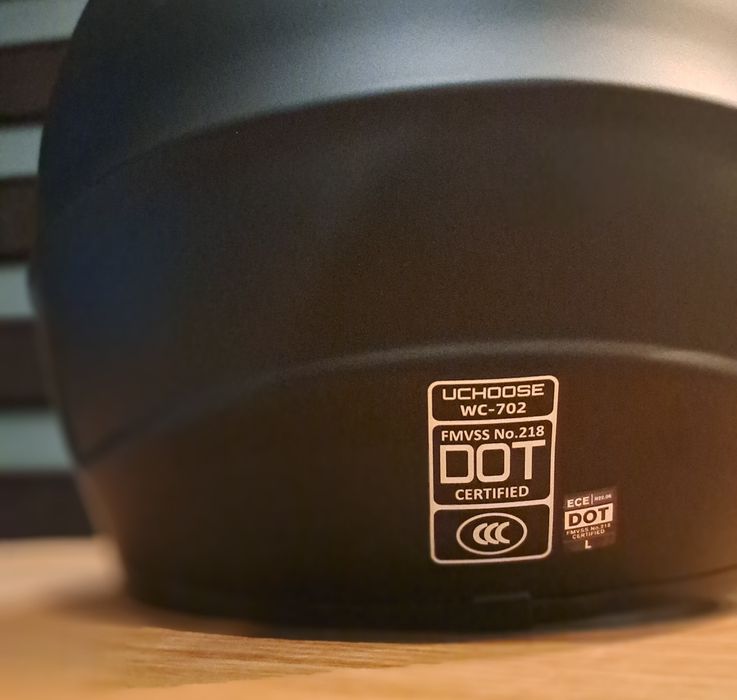 Kask Fullface Czarny