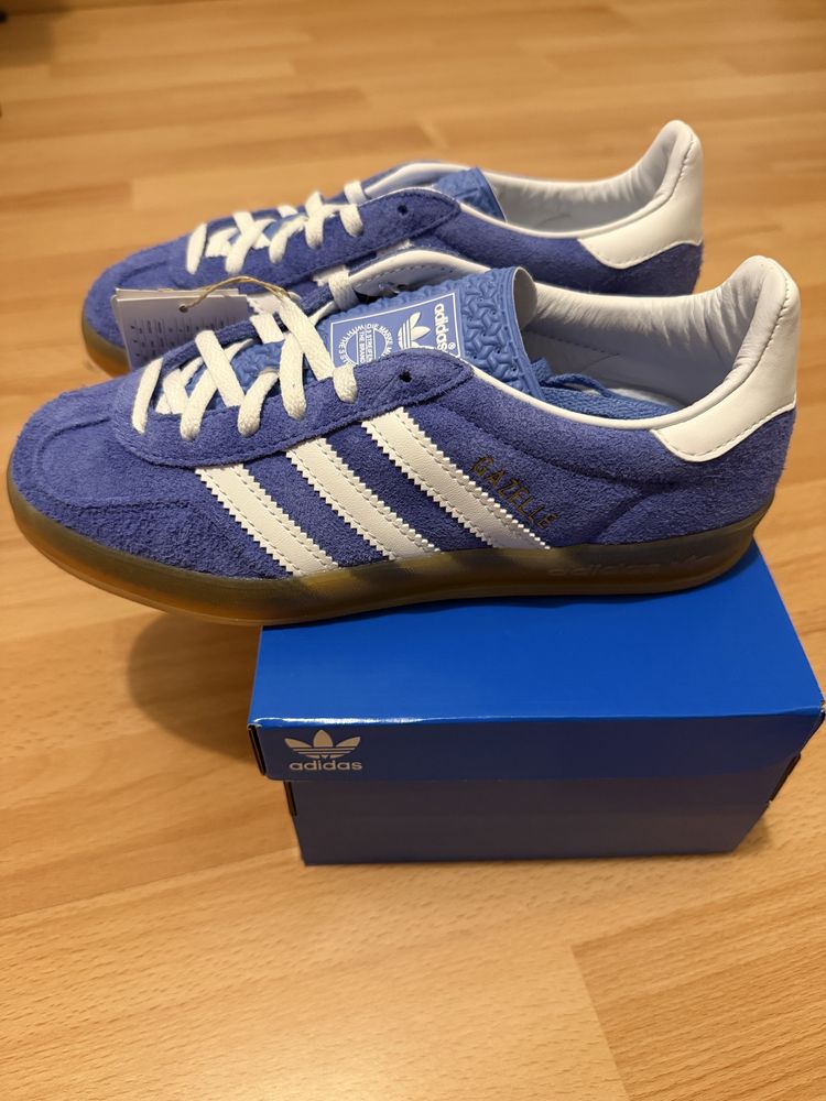 Adidas Gazelle Indoor Blue Fusion Gum 36 2/3