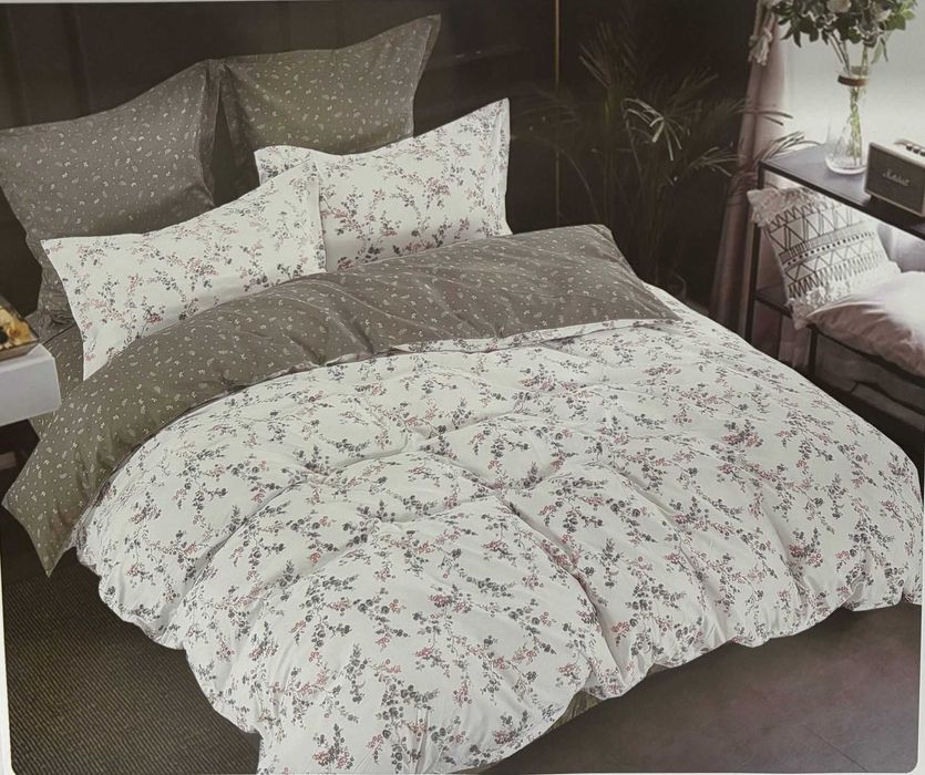 Комплект постільної білизни Laura Grand Євро — сатин