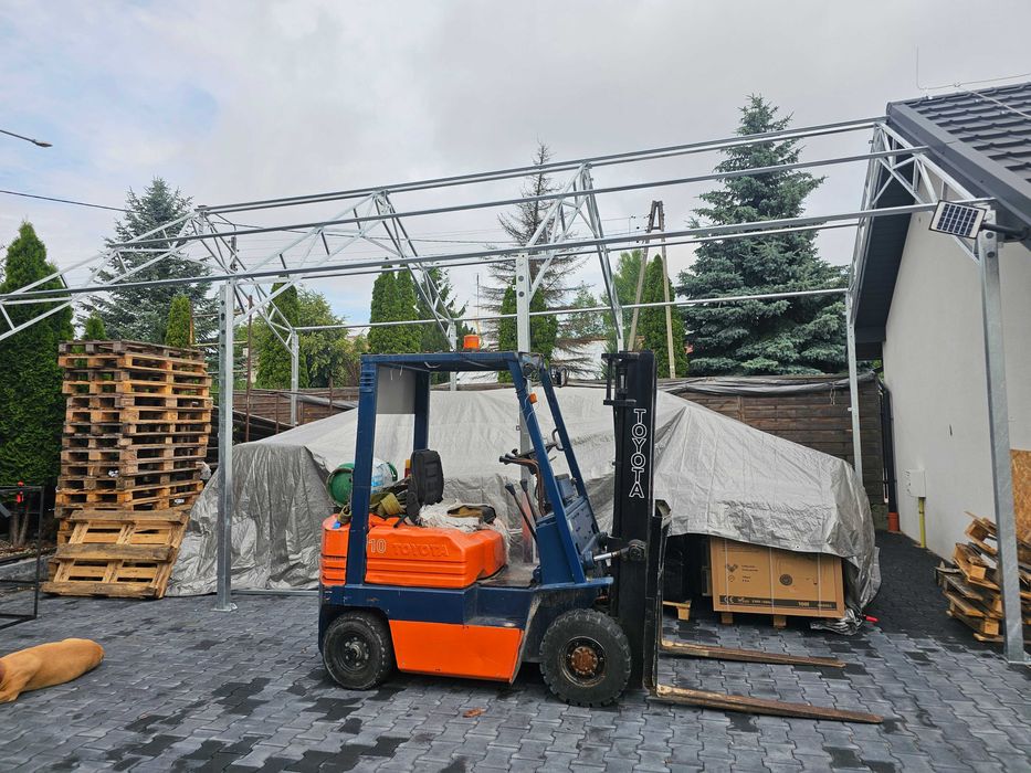 Garaż blaszany hala magazyn  wiata 6mx9m 4,5 m wysokości