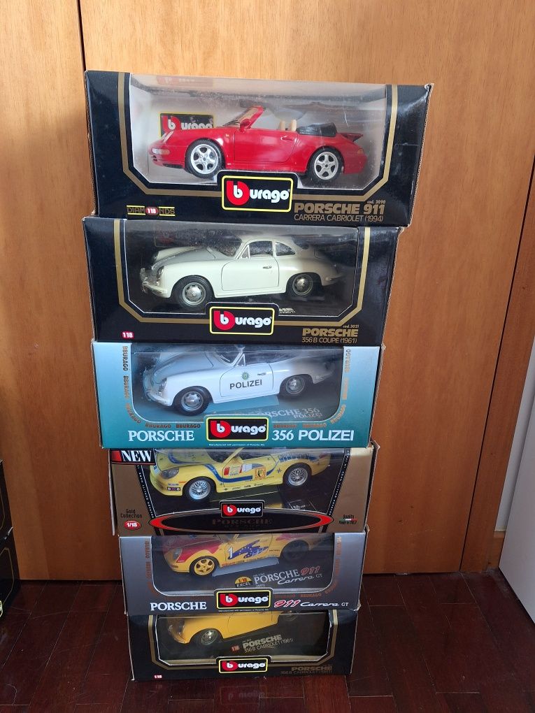 Porsche burago 1/18 últimos para venda