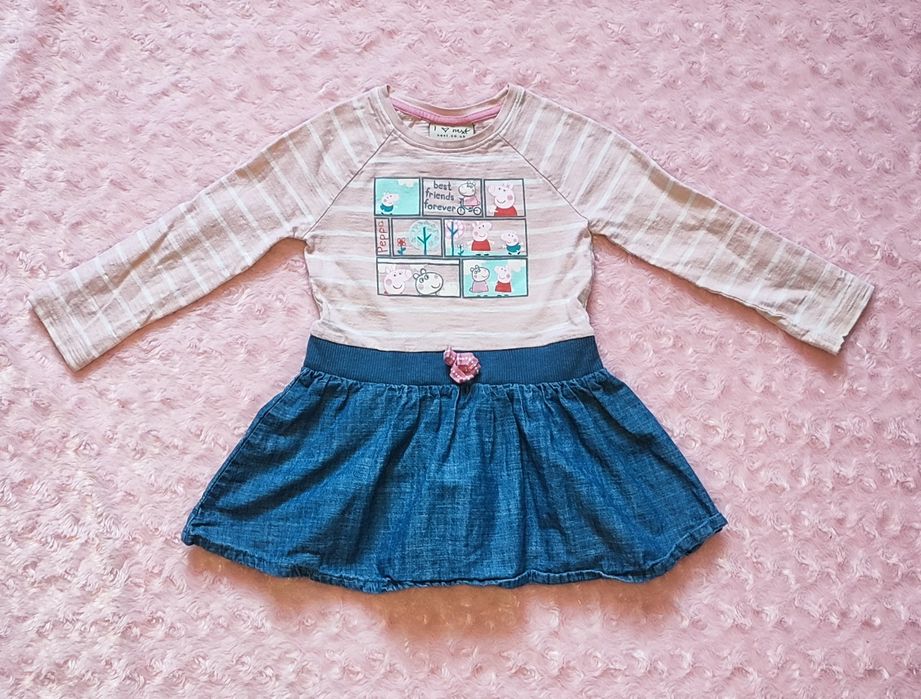 Next Sukienka ze Świnką Peppą Peppa Pig r.92