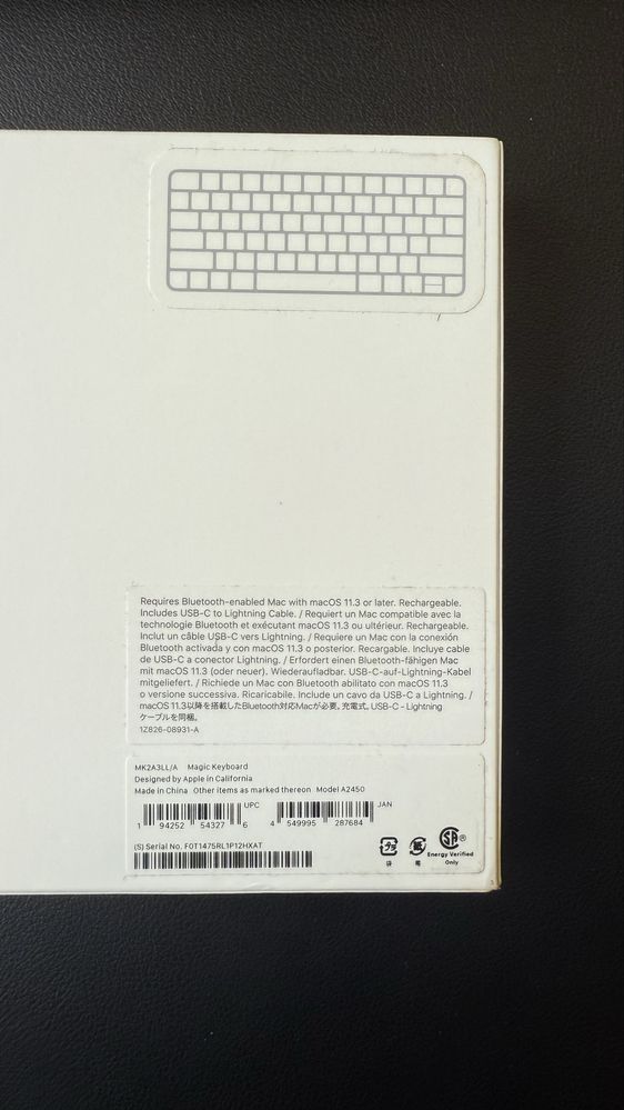 Apple Keyboard (White) + Mouse Satechi