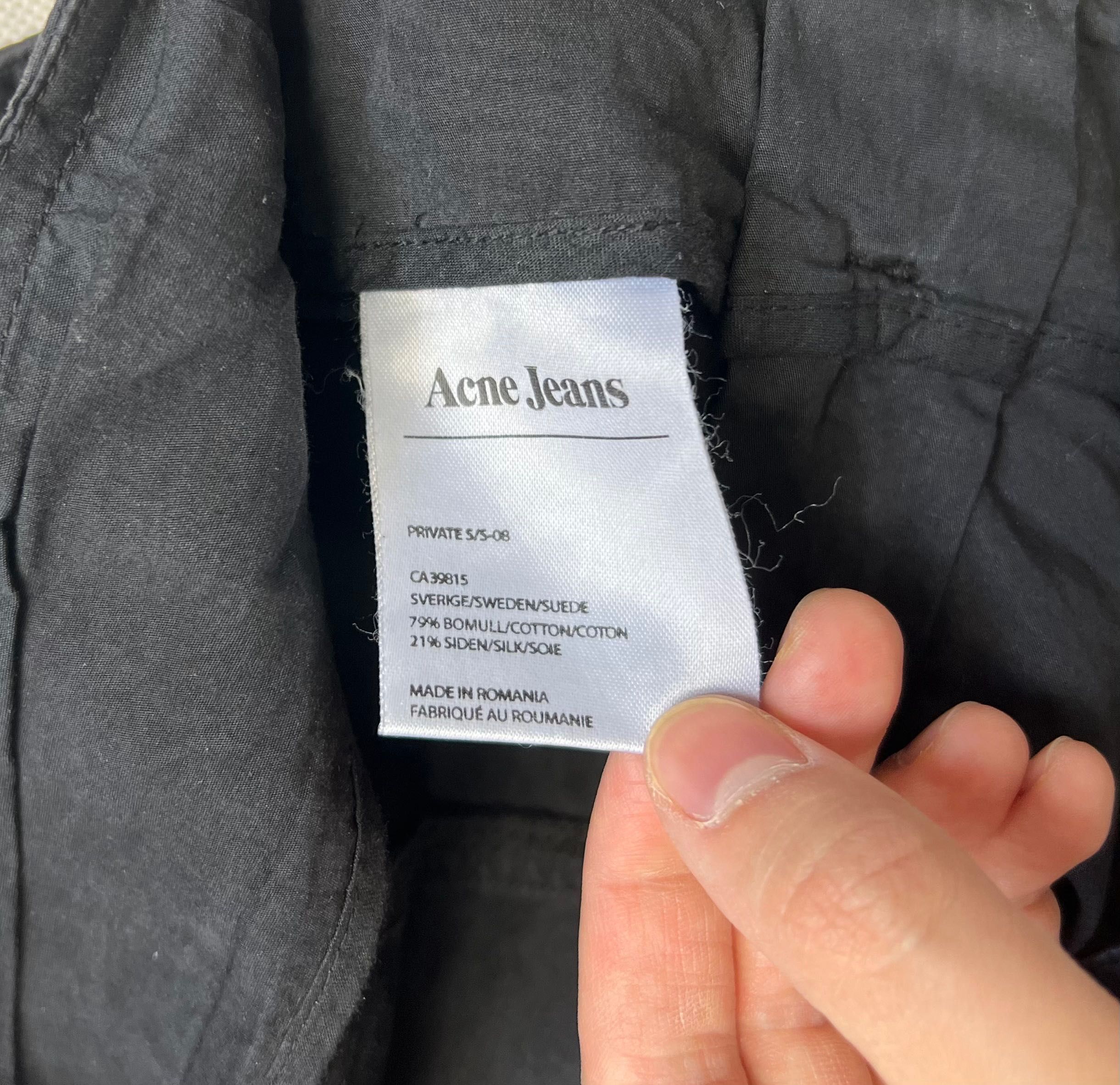 Spódniczka Acne Jeans black y2k
