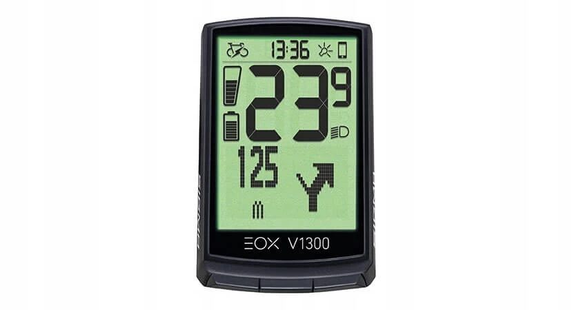 sigma licznik eox view 1300 ekran 2.4 cali podświetlany ekran ant+