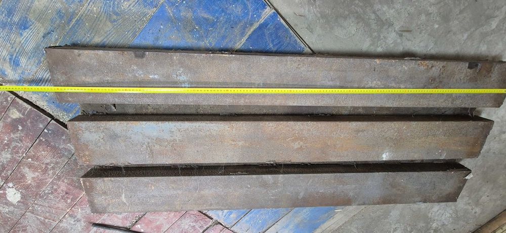 Швелер 1500х160х60 мм товщиною 8 мм з плитою 5 мм