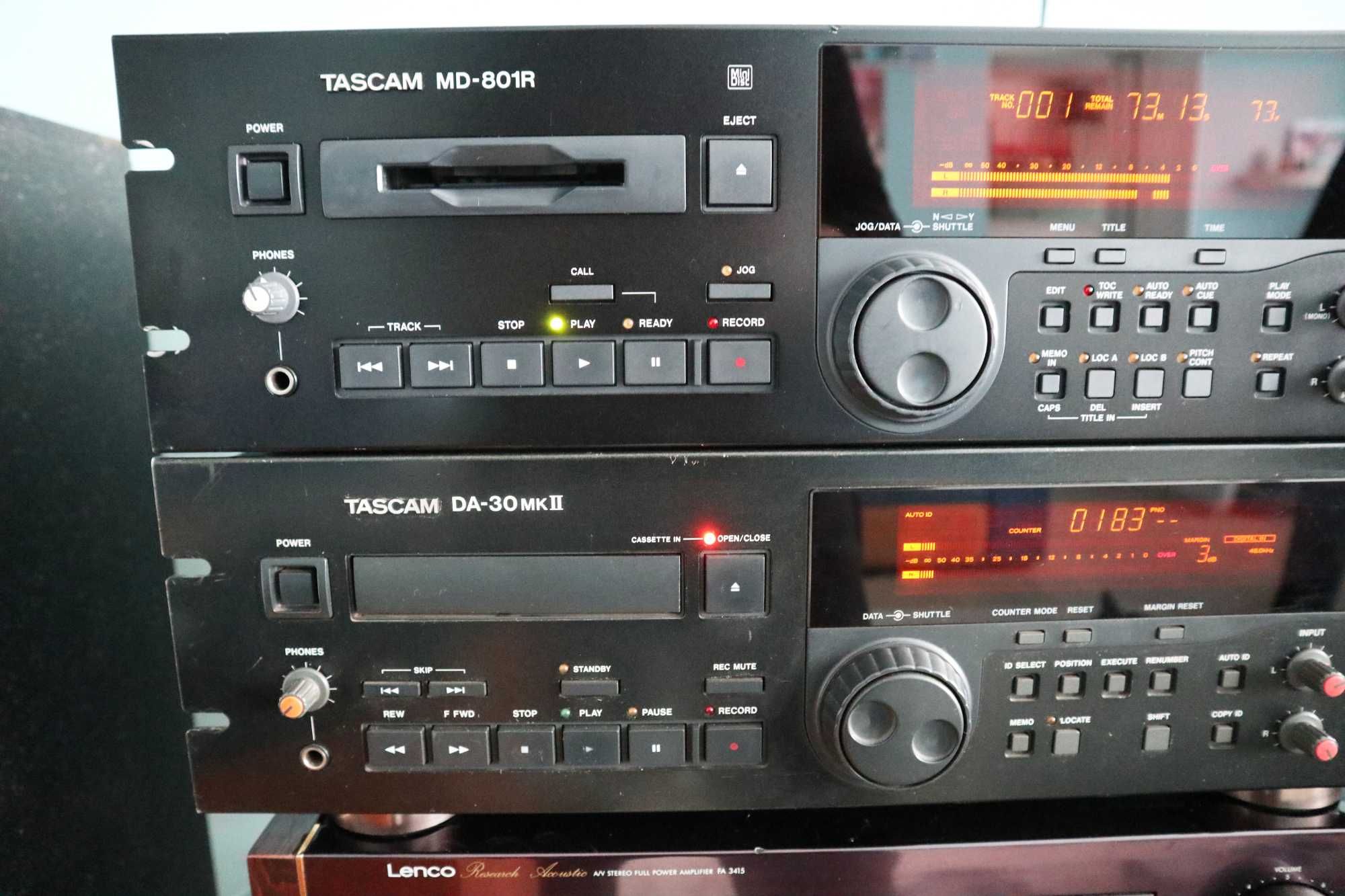 Стойка MD Recorder TASCAM MD-801R Tascam da-30 mkii