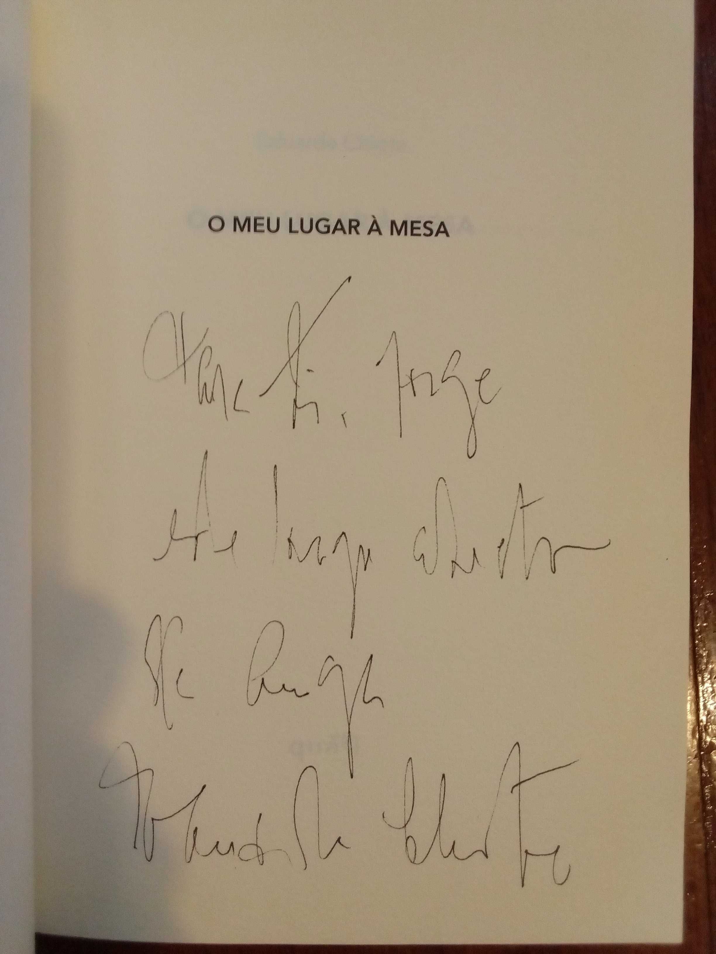 Eduarda Chiote - O meu lugar à mesa [1.ª ed., autografado]