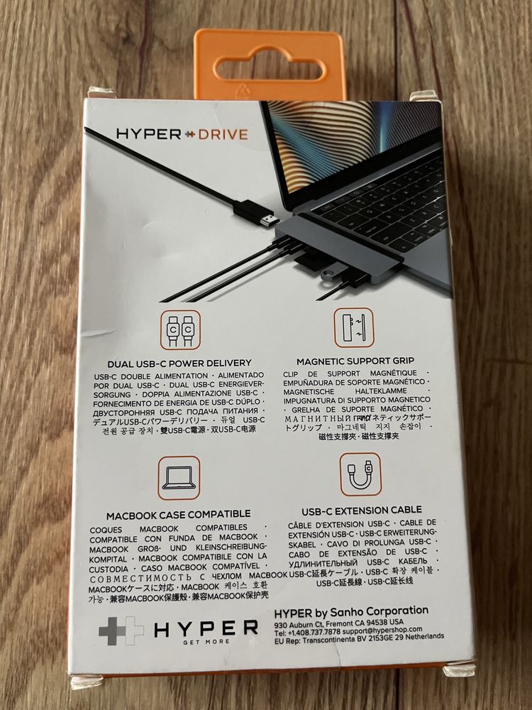 Хаб HyperDrive DUO 7-in-2 USB-C Hub MacBook Pro/Air