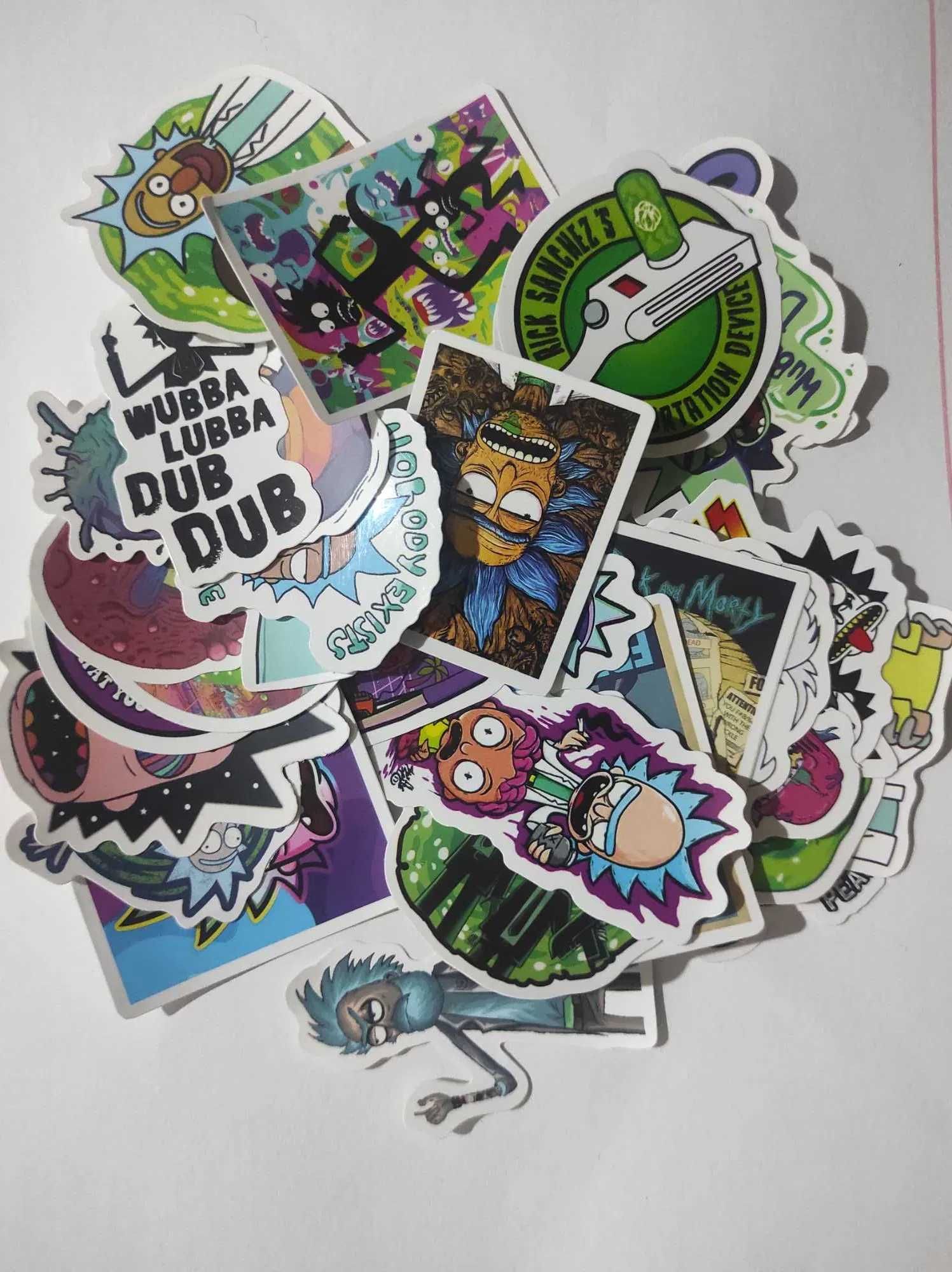 Stickers/Autocolantes Rick and Morty