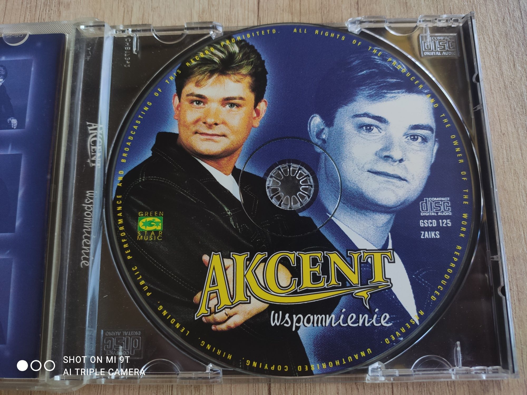 AKCENT Wspomnienie GREEN STAR GSCD 125 płyta cd disco polo