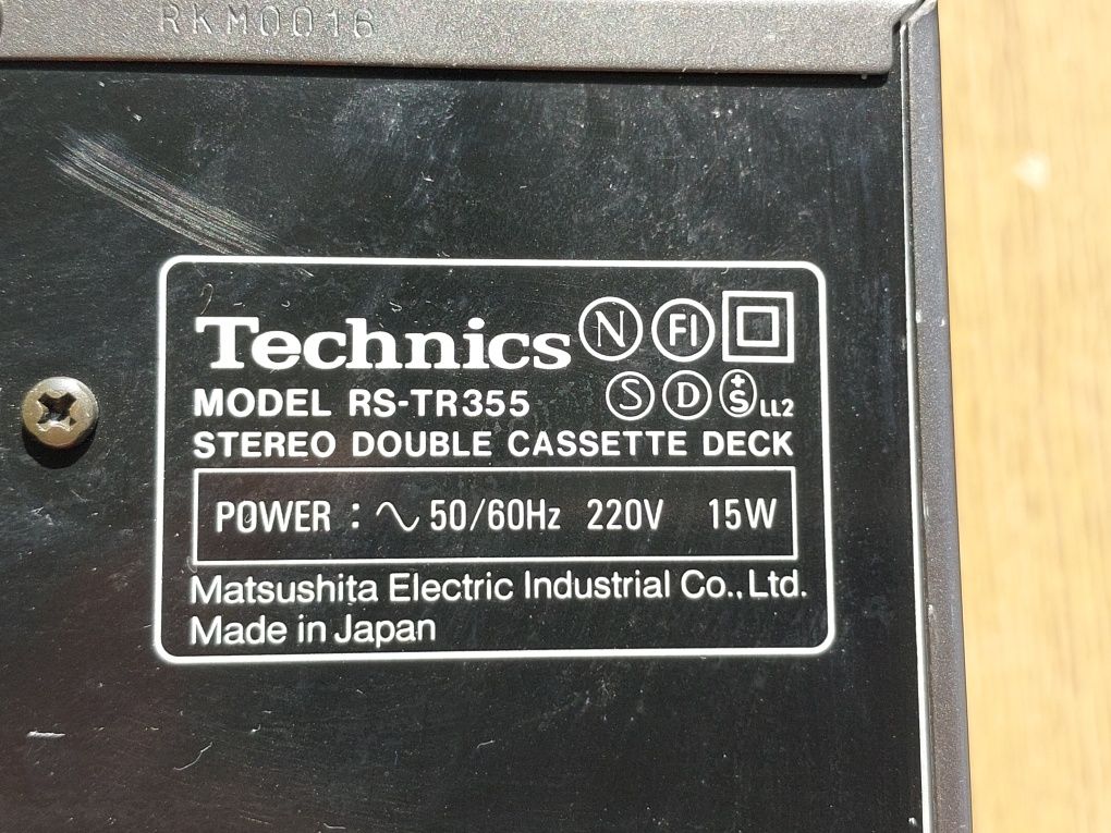 Radiomagnetofon Technics RS-TR355