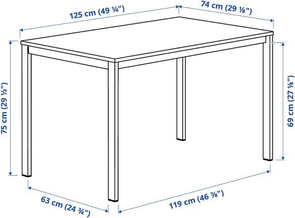 Vendo mesa branca de jantar