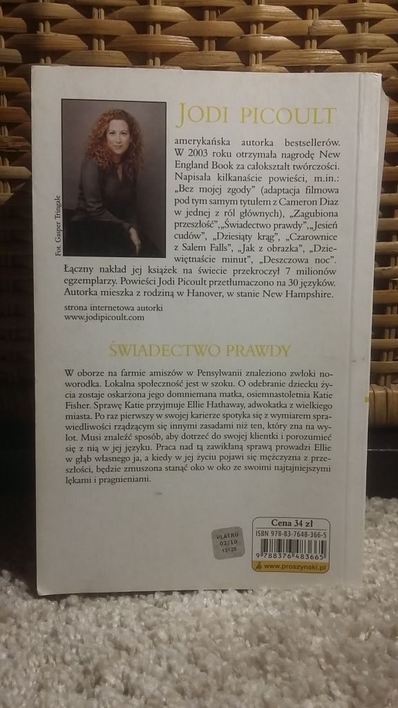 Książka "Świadectwo prawdy" Jodi Picoult