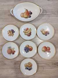 Набор тарелок для фруктов + фруктовница