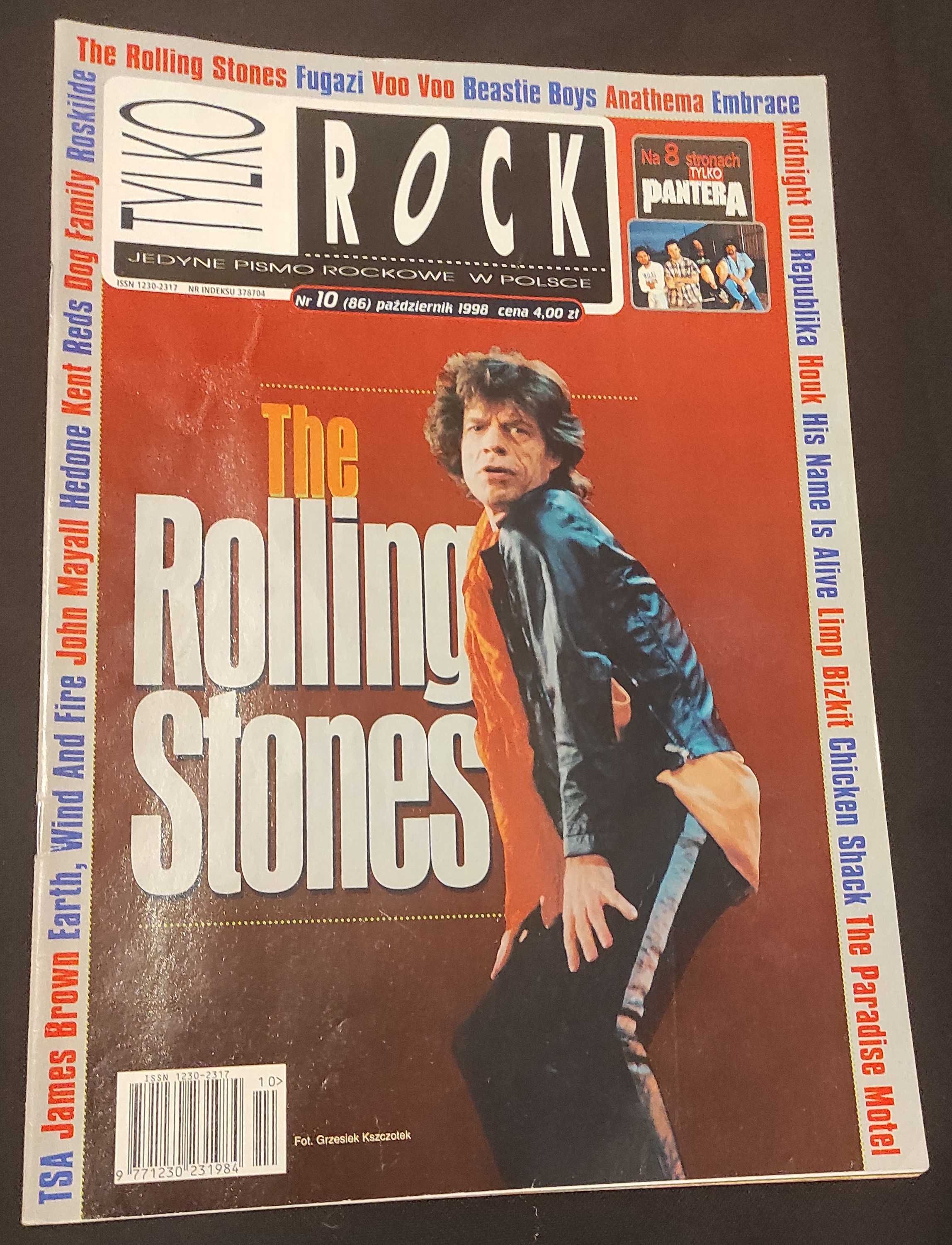 Tylko Rock nr 10 (86) 1998 = październik 1998, The Rolling Stones