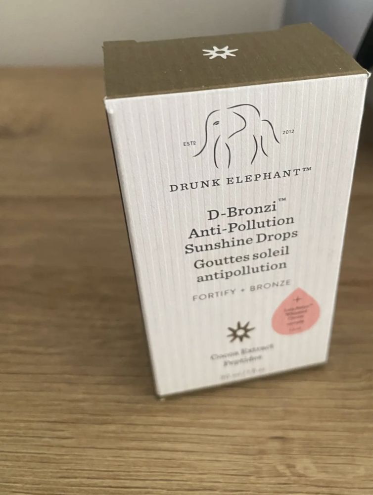 kropelki brązujące drunk elephant D-bronzi