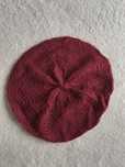 Boina malha bordeaux ZARA