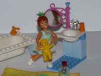 Lego belville friends domek łazienka księżniczki z wanną lustrem lalką