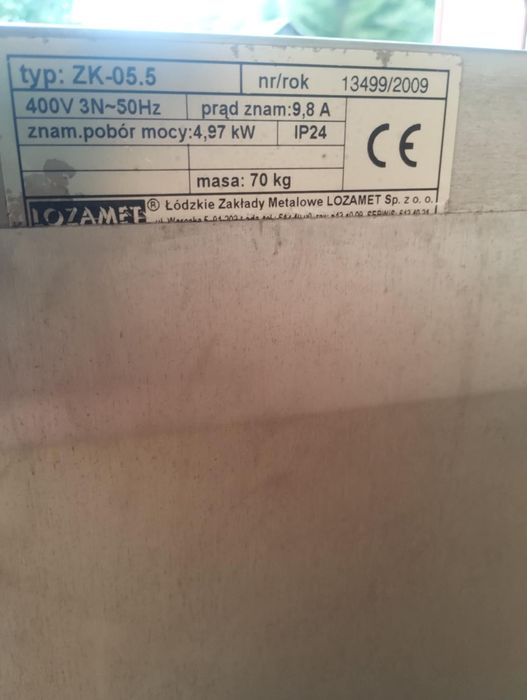 Zmywarka naczyń ZK. 05.5 LOZAMET