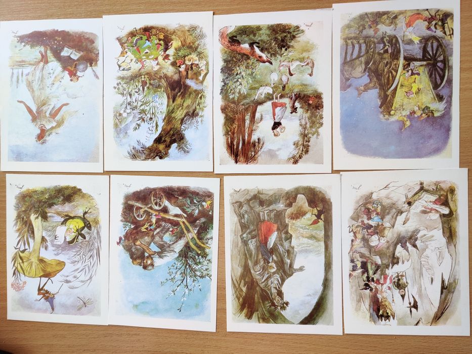 Zestaw pocztówek. O krasnoludkach i o sierotce Marysi. Szancer