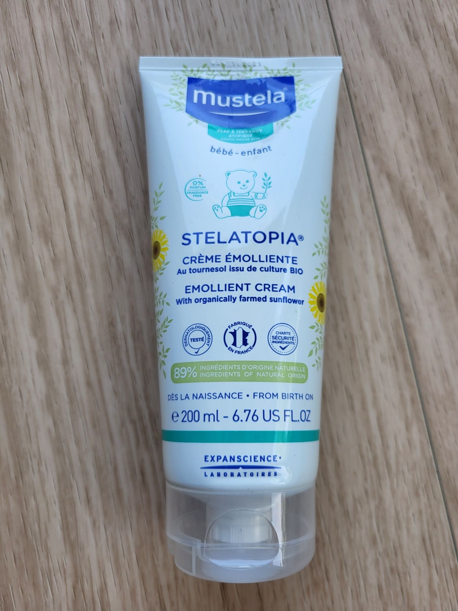 Mustela Stelatopia krem emolient 200ml nowyl nowy