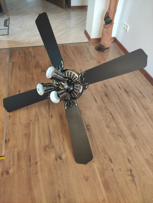 Żyrandol z wiatrakiem lampa z wiatrakiem