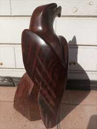 Orzeł, art deco, drewno żelazne, Meksyk, 27 cm, 2 kg