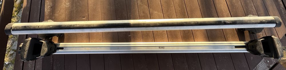 Продам аеродинамічні алюмінієві поперечки Thule та велокріплення Thule