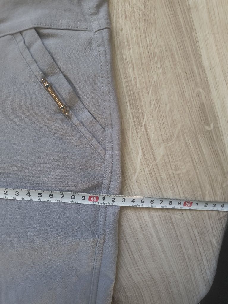Szare legginsy z lycrą,r.L/XL