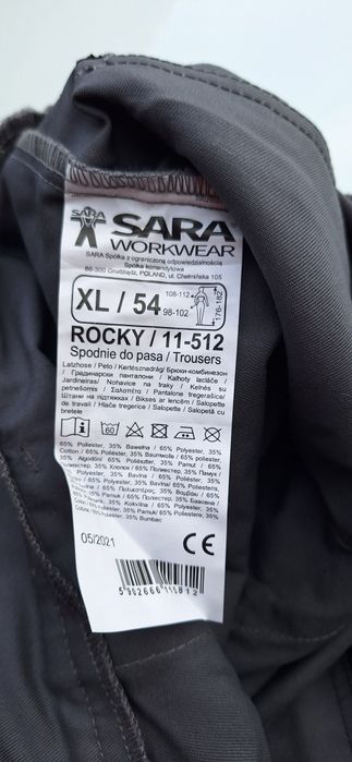 spodnie robocze  do pasa