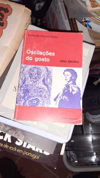 Livro Oscilações do Gosto Gillo Dorfles