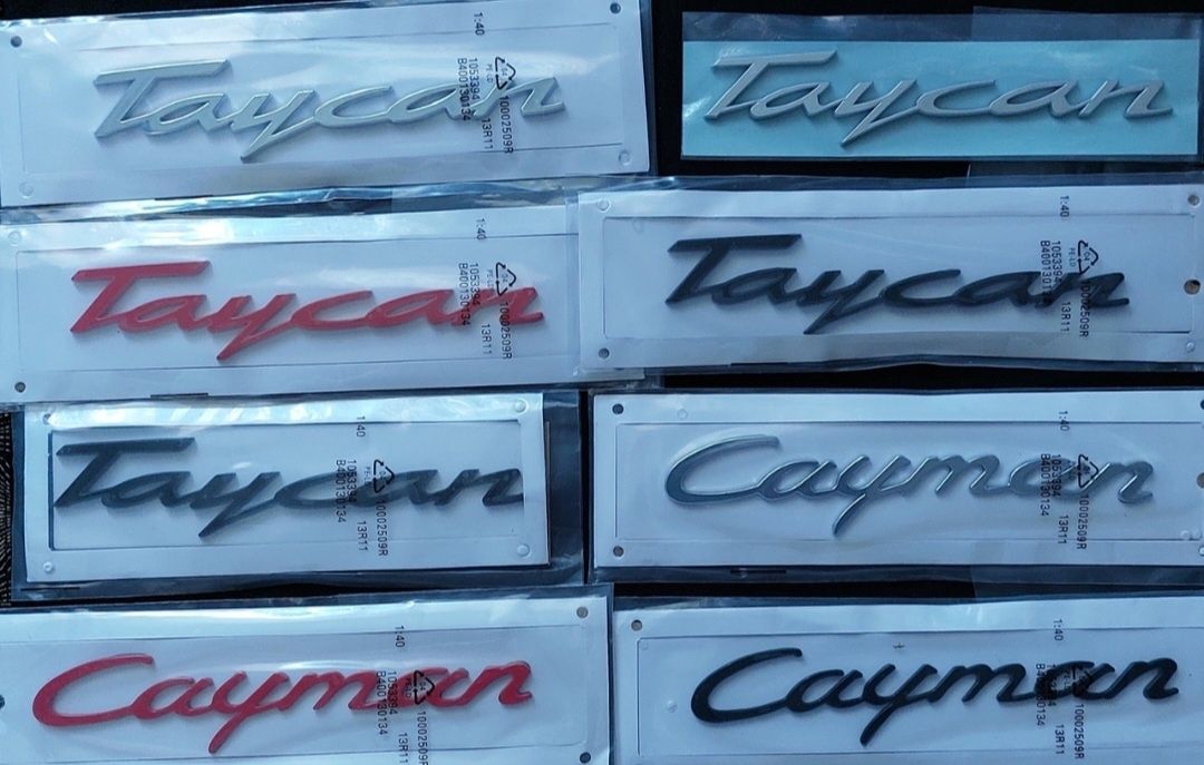 Эмблема надпись PORSCHE Cayenne,Macan,Panamera S turbo Порш Каен