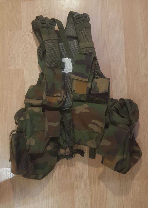 Kamizelka taktyczna MFH woodland (ASG)