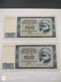 Banknoty 100marek NRD