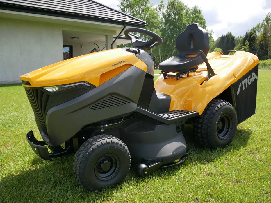 STIGA 798W 2 cylindry kosiarka traktorek hydrostat dostawa do klienta
