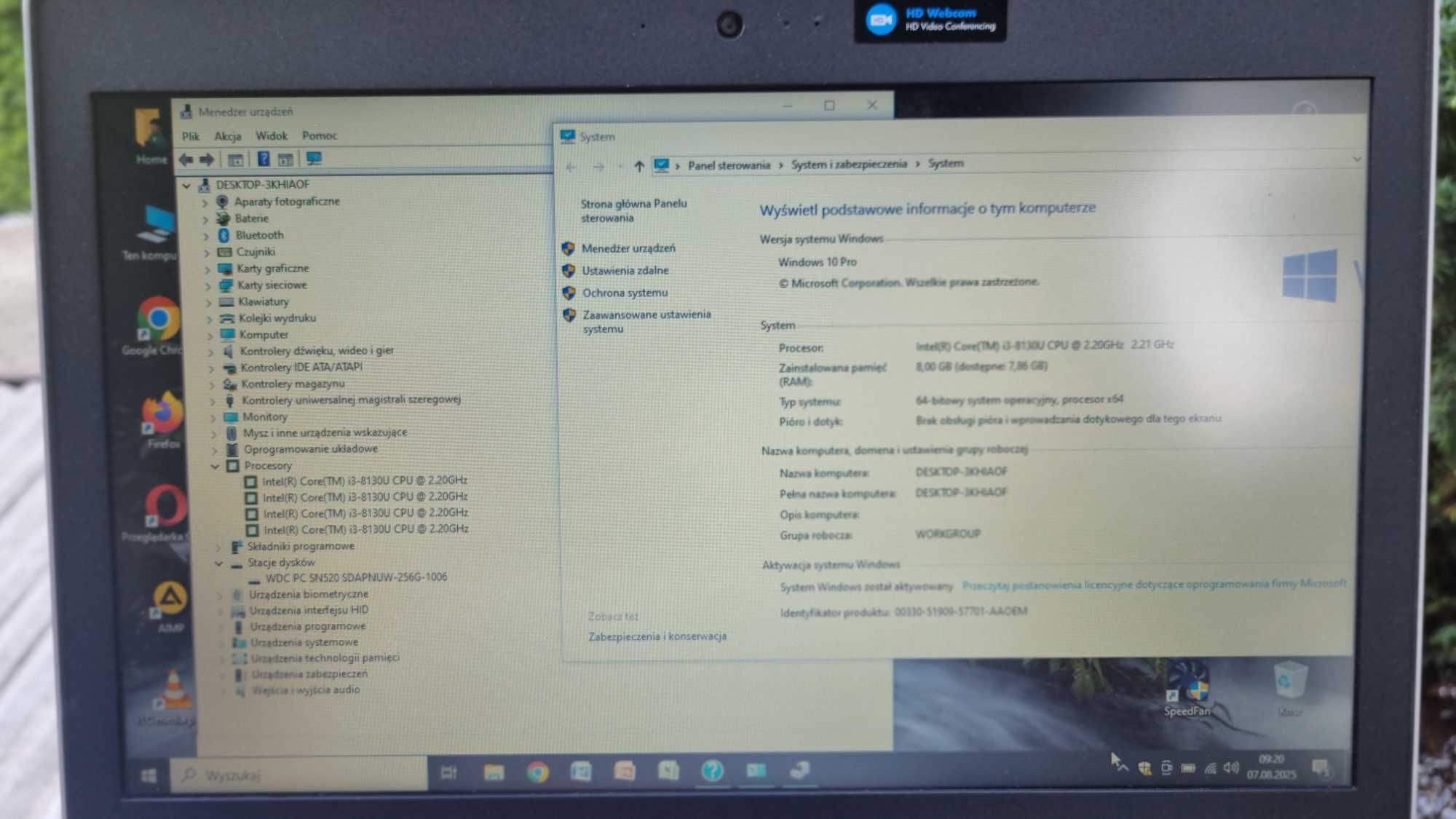 HP ProBook 430 G5 13,3" Core i5-8130U 8GB Ram 256GB SSD Modem LTE