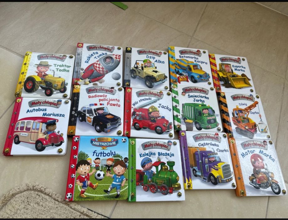 Książeczki maly chlopiec zestaw