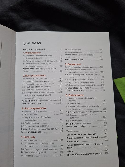 Podręcznik - Zrozumieć Fizykę 1 zakres rozszerzony.