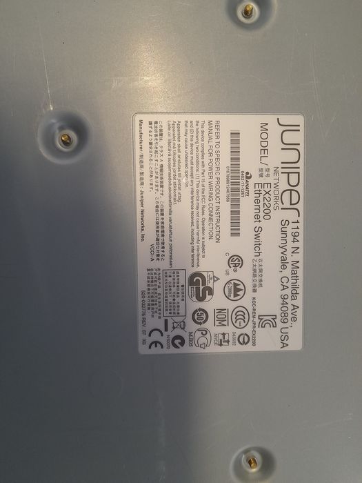 JUNIPER - Switch  vendo ou troco