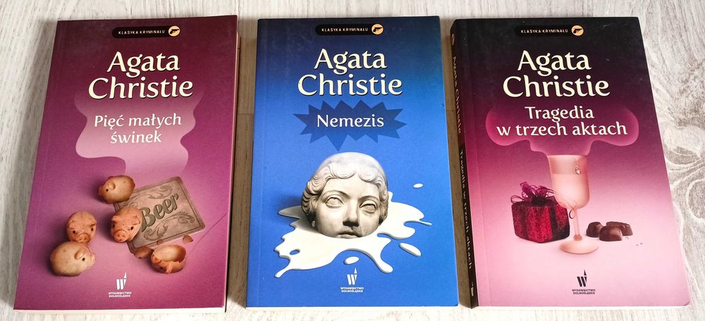 Agata Christie Nemezis + Pięć małych świnek + Tragedia w trzech aktach