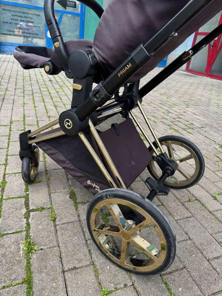 Wózek Cybex Priam Jeremy Scott spacerówka złote skrzydła