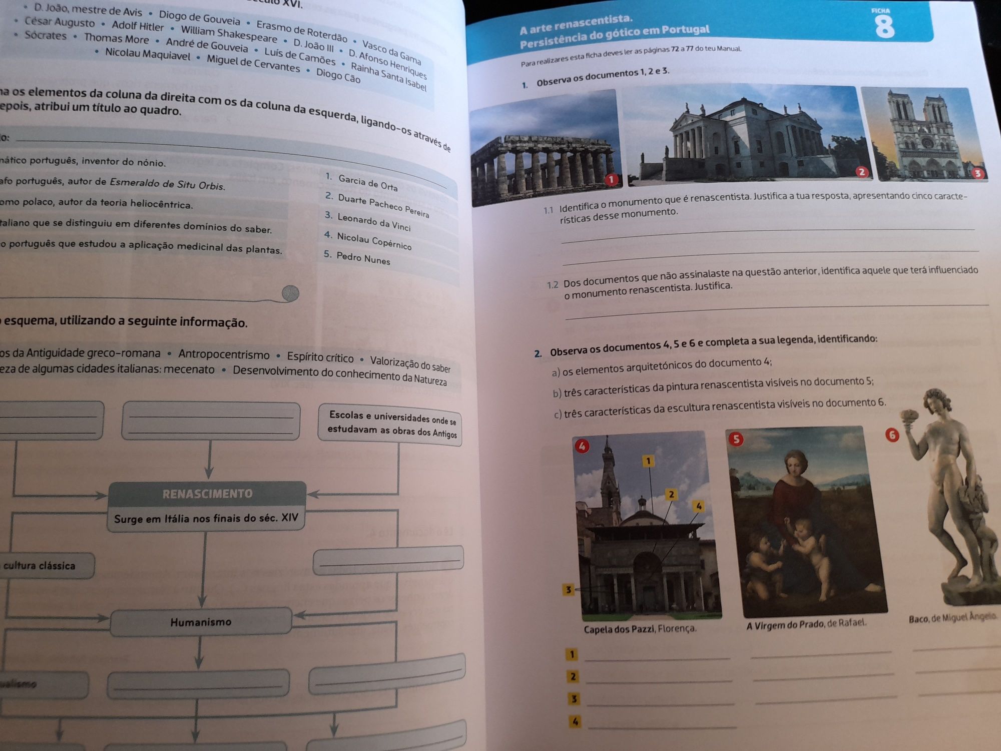 Caderno de Atividades "O fio da história" 8o ano