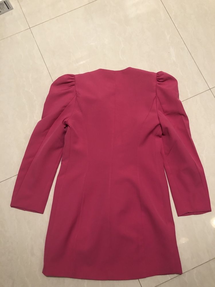 Платье пиджак фуксия в стиле Zara Barbie