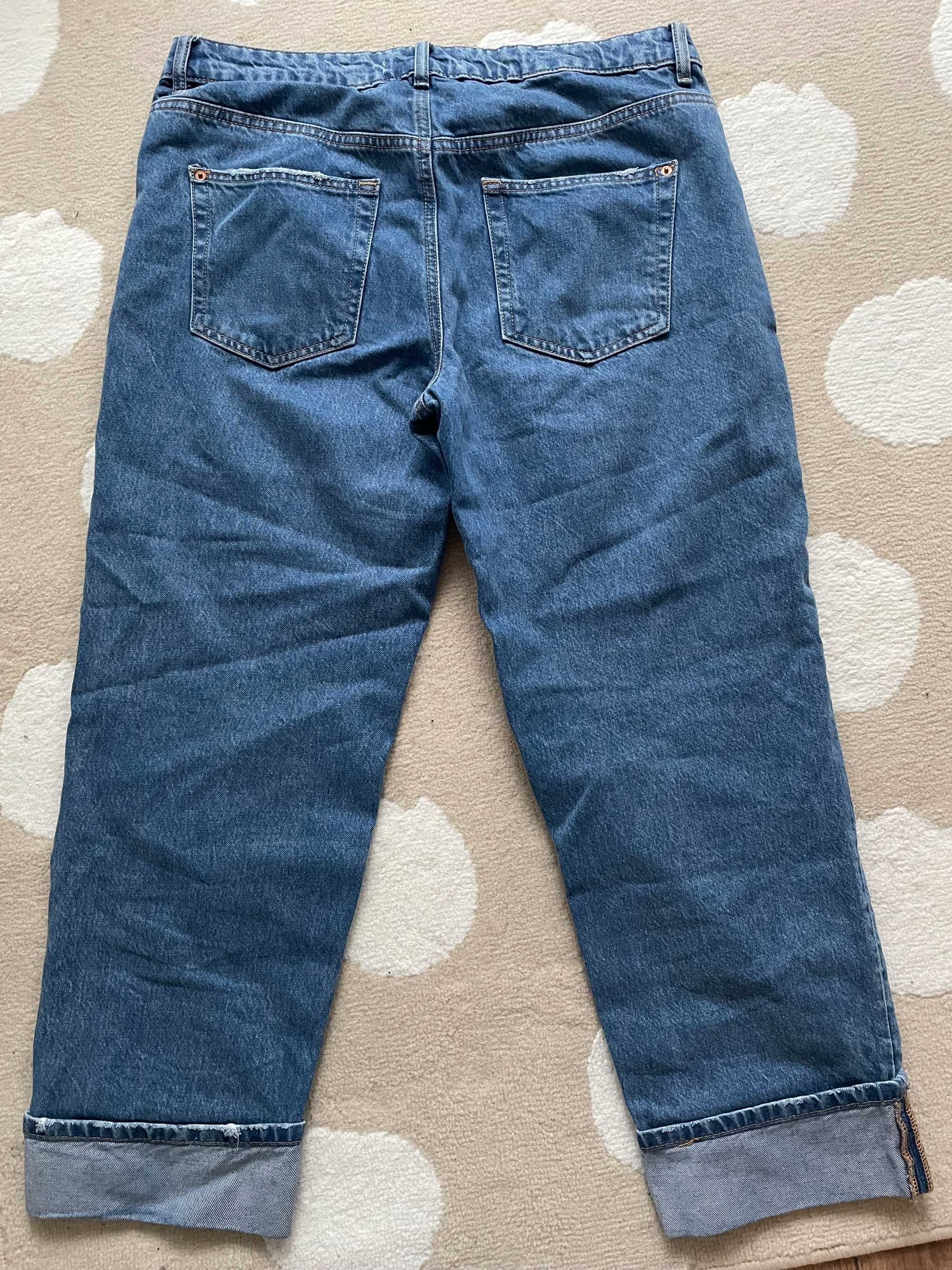 Dżinsy jeansy szerokie nogawki wide leg Reserved 42 XL