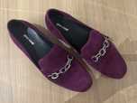 Gino Rossi lordsy mokasyny damskie burgund 40